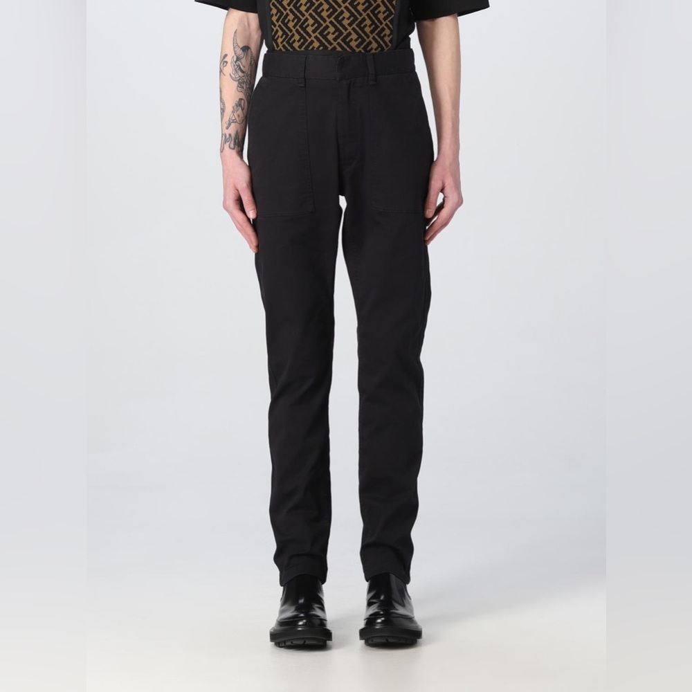 NWT FENDI  gabardine pants Black Size 31/44